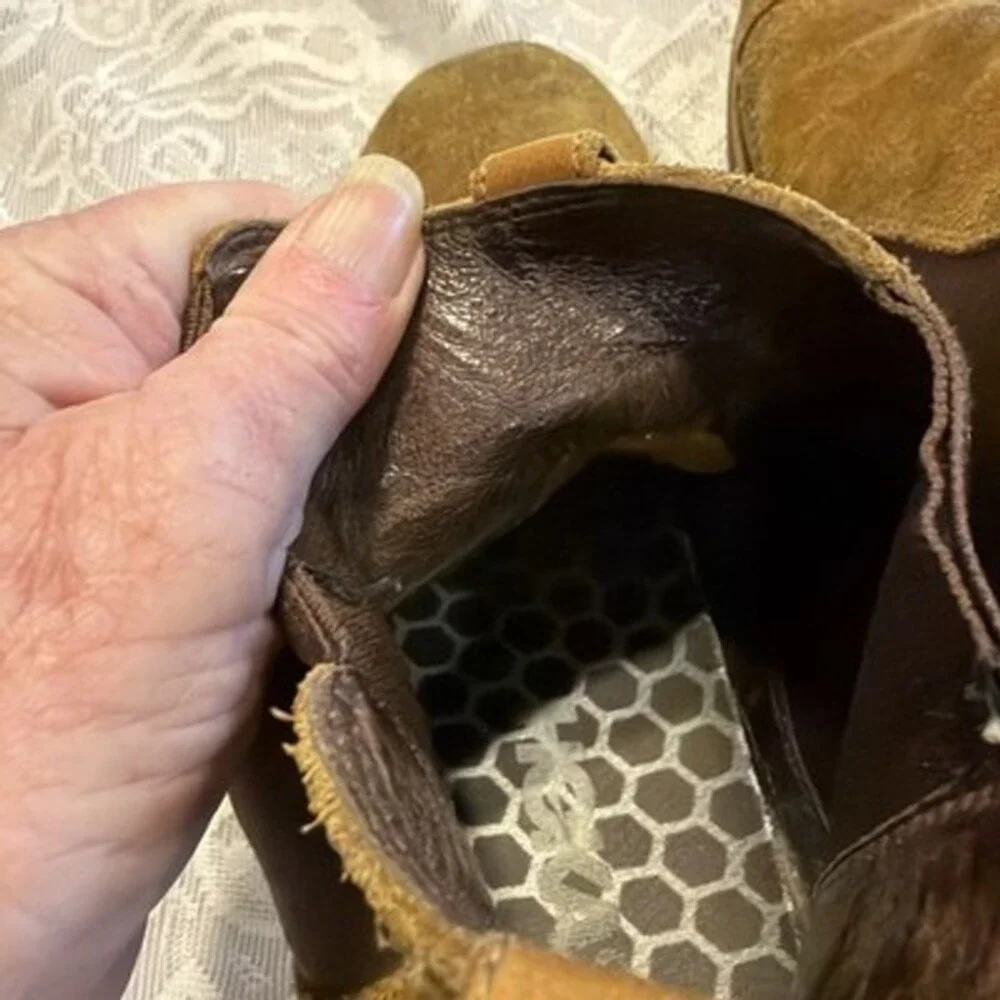 UGG Boots Chelsea Men’s 11 Well Worn. Pics Show Heel Wear. Great Work Boots